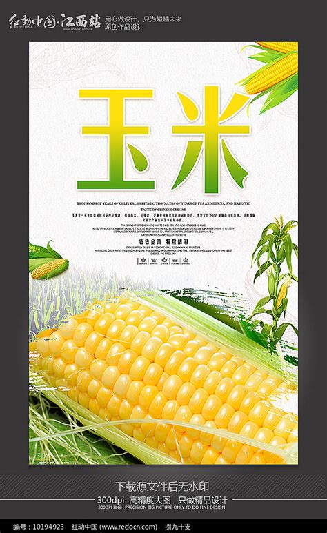 玉米促销宣传海报设计图片_海报_编号10194923_红动中国