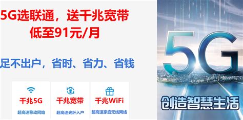 中国联通5G宽带设计图__广告设计_广告设计_设计图库_昵图网nipic.com