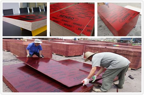 建筑工地用覆膜板 清水板红斑木模板 防水木工板红板-阿里巴巴