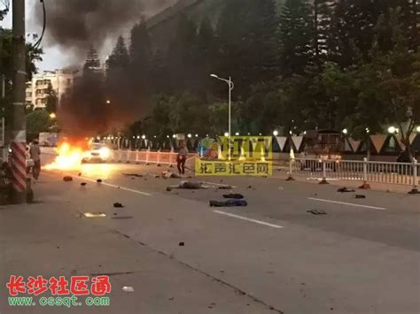 广东江门新会东候路今早两车相撞 摩托车司机当场丧命_社会_长沙社区通