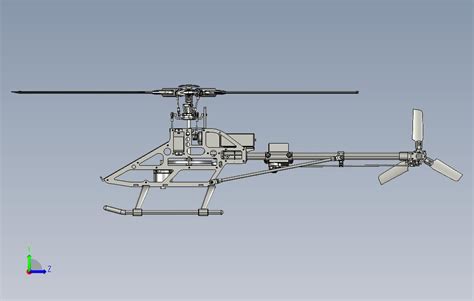 1遥控直升飞机_STEP_模型图纸免费下载 – 懒石网