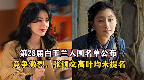2023年上海白玉兰奖最佳女主角入围名单