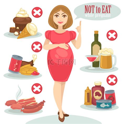 孕妇禁忌的食物素材图片免费下载-千库网