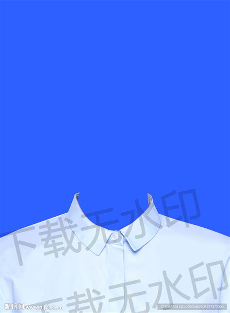 证件照蓝色底图图片