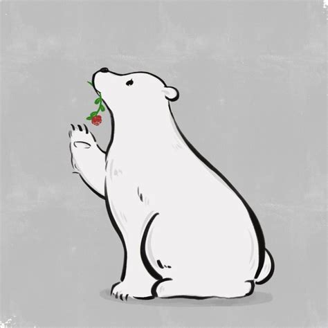 可爱动物北极熊大白熊素材图片免费下载-千库网