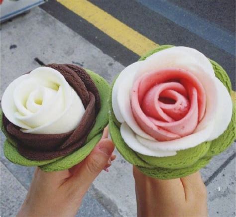 玫瑰花冰淇淋