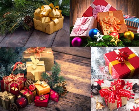 圣诞礼盒 圣诞节装饰品礼物盒场景布置堆头橱窗包装盒道具礼品盒 G款/个