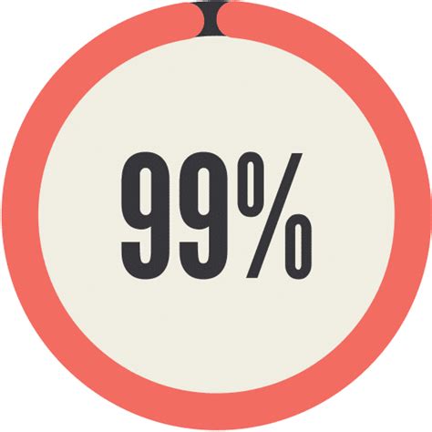 Percentage Icon Showing 90% - 素材 - Canva可画