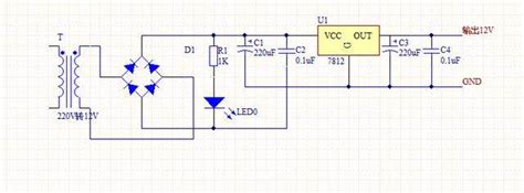 教你做个220V转12V直流稳压电压，方法很简单
