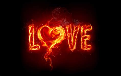 火焰符号LOVE 超清 壁纸 创意 - 堆糖，美图壁纸兴趣社区