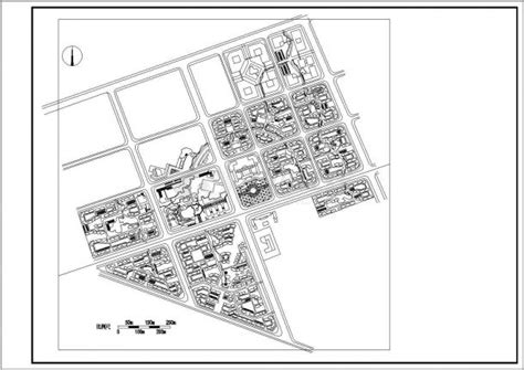 河北廊坊市万庄行政中心规划CAD图纸_建筑图纸_土木在线