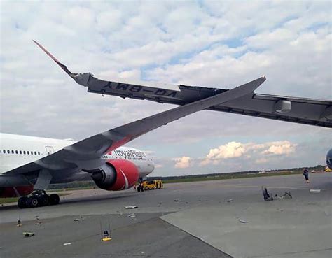 俄罗斯莫斯科机场两架飞机相撞 其中一架执飞北京航班 - 航空要闻 - 航空圈——航空信息、大数据平台