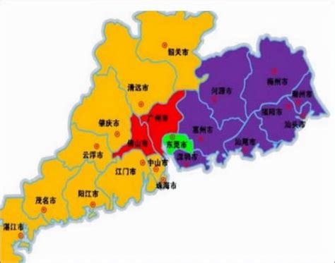 广东省21个地级市，广东省21个地级市gdp排名_速网百科