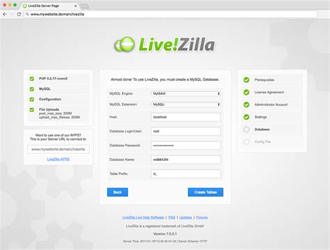Livezilla - an online chat for the website - web hosting