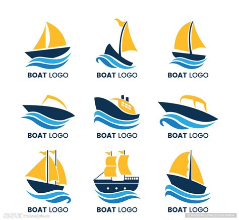 船logo，原创船logo设计专业不贵 - LOGO123
