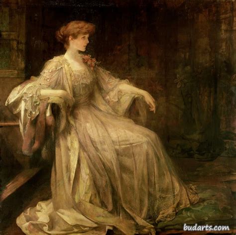 拉特兰公爵夫人维奥莱特的肖像 - 詹姆斯·杰布萨·香农 - 画园网