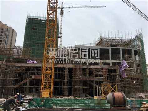 CC国际11月工程进度 2号楼已建17层_黄梅房信网