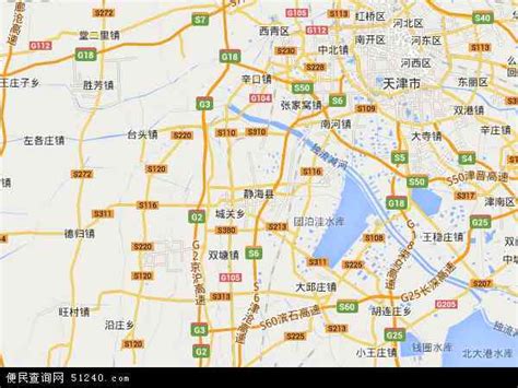 静海县地图 - 静海县卫星地图 - 静海县高清航拍地图 - 便民查询网地图