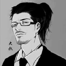 大叔漫画男头图片
