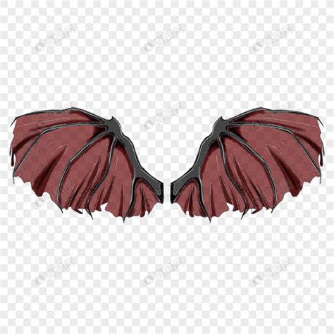 红色恶魔魔鬼翅膀元素素材下载-正版素材402095218-摄图网