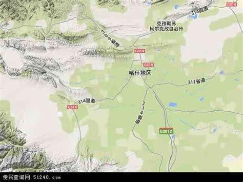 喀什市地图图片