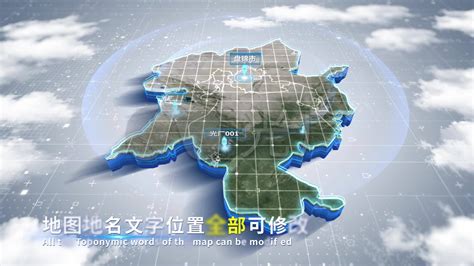 【4K原创】盘锦市蓝色科技范围立体地图_AE模板下载(编号:8757211)_AE模板_光厂(VJ师网) www.vjshi.com