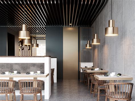 高逼格咖啡馆餐饮店设计空间设计效果图装修咖啡店设计_港润设计-站酷ZCOOL