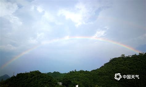 超美！广西桂林雨后惊现双彩虹-图片频道