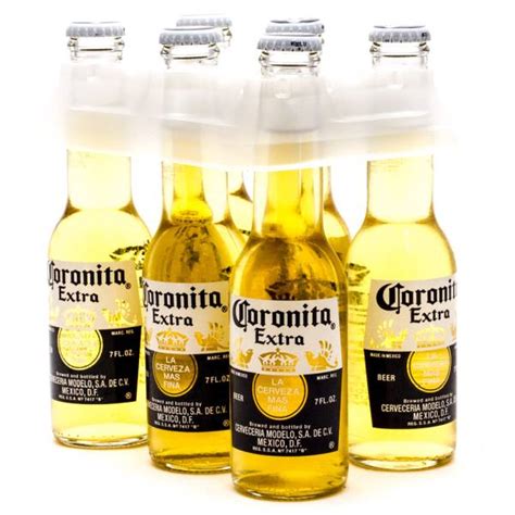 Corona Extra - Coronita Imported Beer - 7oz Bottle - 6 Pack | Beer ...