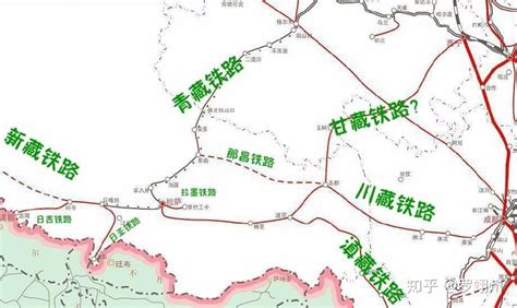 青藏铁路线路图图片