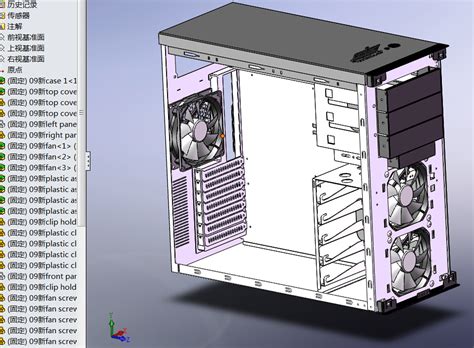 电脑主机 详细设计图3D模型下载_三维模型_SolidWorks模型 - 制造云 | 产品模型