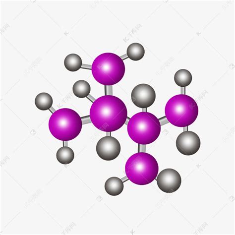 化学分子结构图 素材图片免费下载-千库网