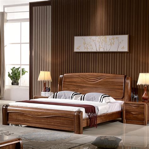 实木床简约现代哪种牌子比较好 实木床简约现代白色价格