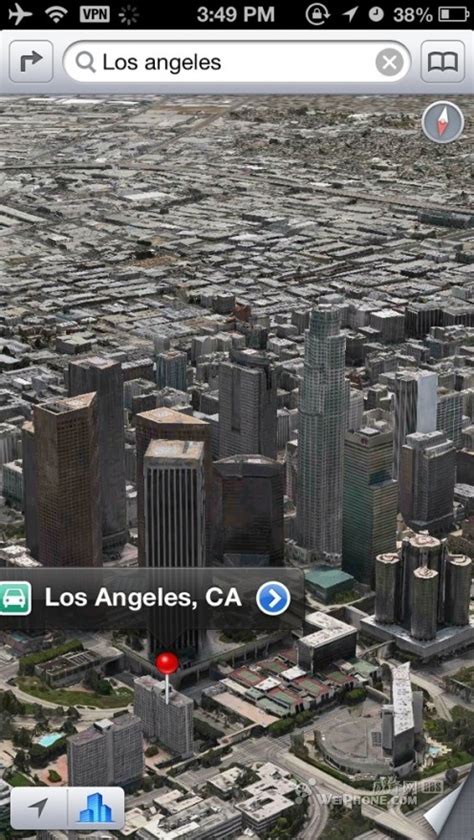 苹果3D地图开启教程：iphone5使用3D地图方法-东坡下载