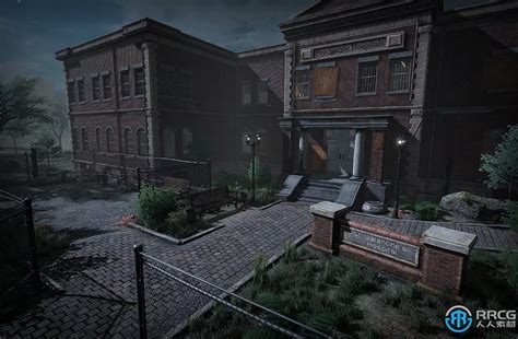 恐怖废弃精神病院场景Unity游戏素材资源 - 游戏素材 - 人人CG 人人素材 RRCG