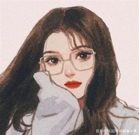 女生非主流头像手绘