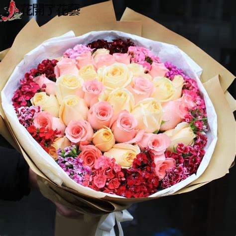 33朵红玫瑰花束 同城鲜花配送【价格 图片 品牌 报价 行情 评测】- 麦嘉办公
