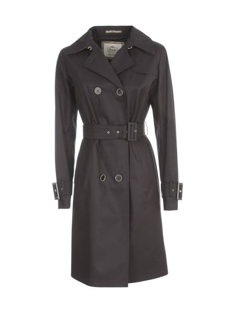 Herno Delon Monogram Details Double Breasted Trench | Editorialist