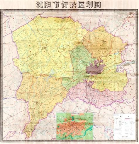 最新沈阳地图全图,阳市,阳区域划分_大山谷图库