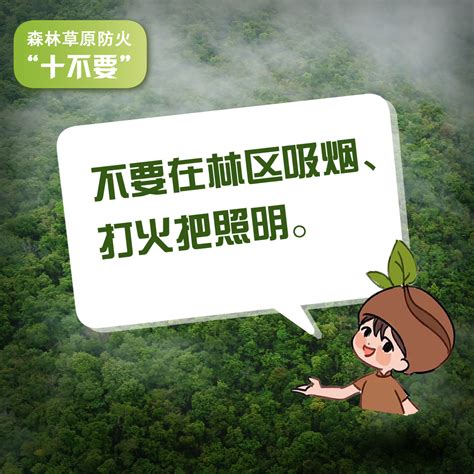 科普海报 | 进入林区“十不要”，森林防火要记牢！ _www.isenlin.cn