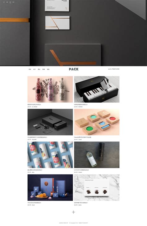 包装设计网站模板 _野嫱薇丶-站酷ZCOOL
