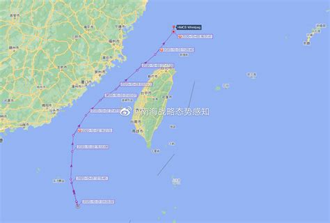 南海战略态势感知：美、加军舰疑似联合穿越台湾海峡|南海|台湾海峡|军舰_新浪新闻