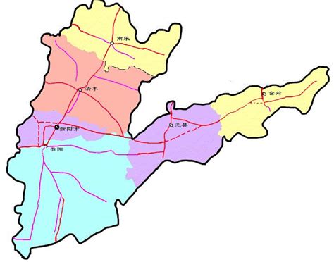 河南濮阳地图图片