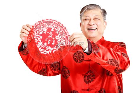 中文男子在国语中的肖像手势纸剪和红包的字只表示祝高清图片下载-正版图片503173304-摄图网