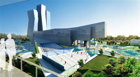 吉林省广电中心景观设计