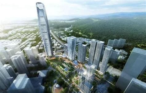 中国在建第一高楼636米武汉绿地中心高清图片下载-正版图片500922014-摄图网