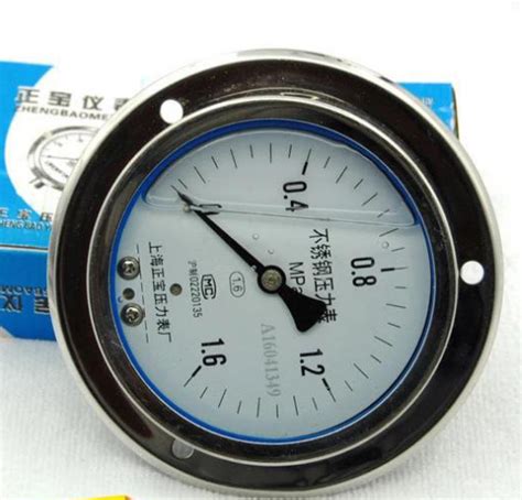YFP-100法兰式隔膜压力表-法兰式压力表-上海正宝压力表厂-