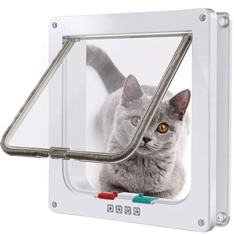 宠物猫门自由出入门可拆卸猫洞门猫咪进出门卧室空调房自动闭门器-阿里巴巴