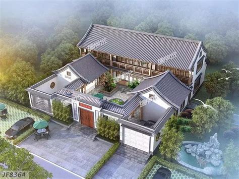 中式农村别墅设计图，低调奢华有内涵，含蓄与精致并存。，这样的房子永不过时！_盖房知识_图纸之家