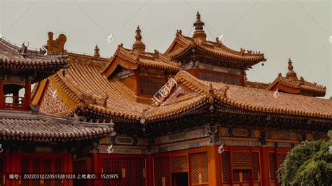 寺庙风景大城市北京雍和宫高清图片下载-正版图片501956487-摄图网
